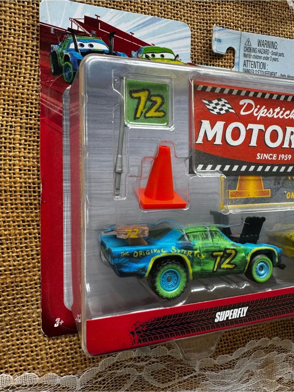 Rare Disney Cars 2 pack Superfly #72 Airborne #90 Metal Die Cast Thunder Hollow